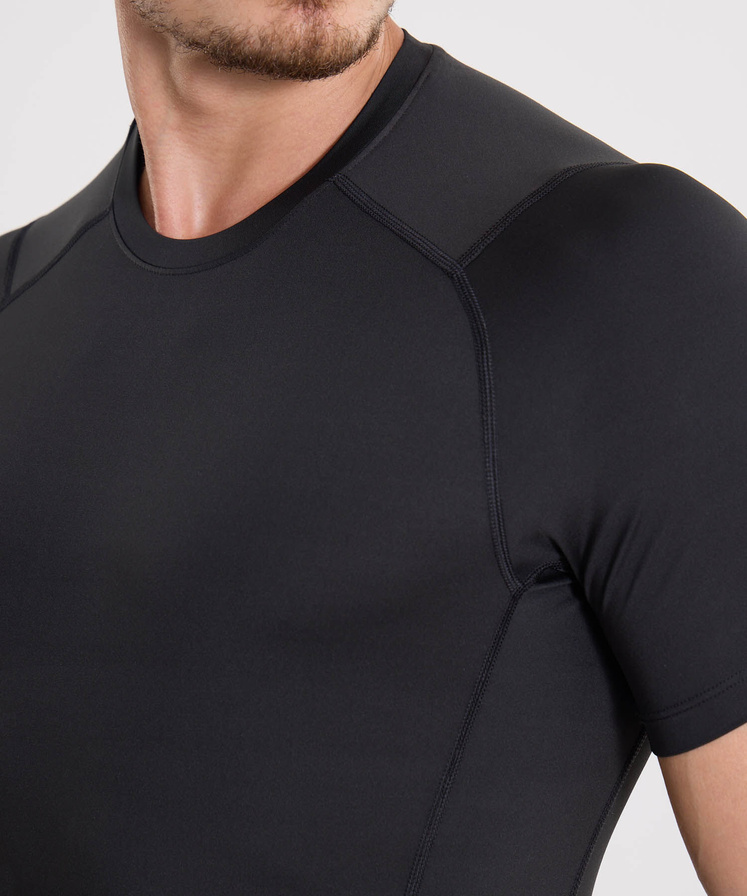 Camiseta Para Hombre Negro