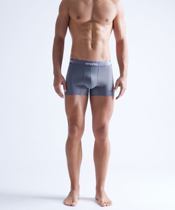 Boxer Para Hombre Gris image number null