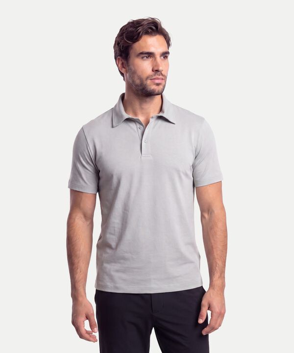 Polo Para Hombre GrisClaro