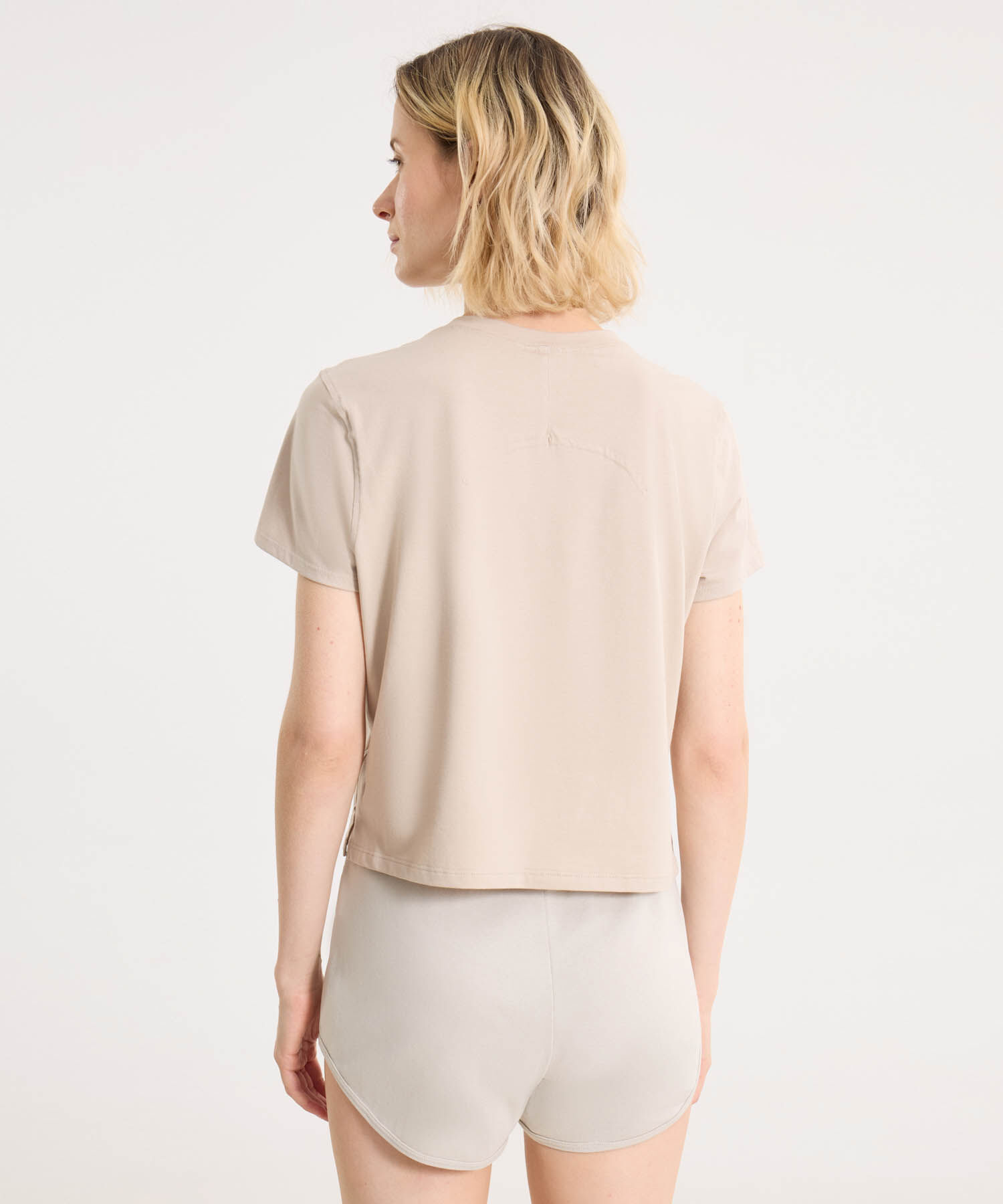 Camiseta Para Mujer Crema