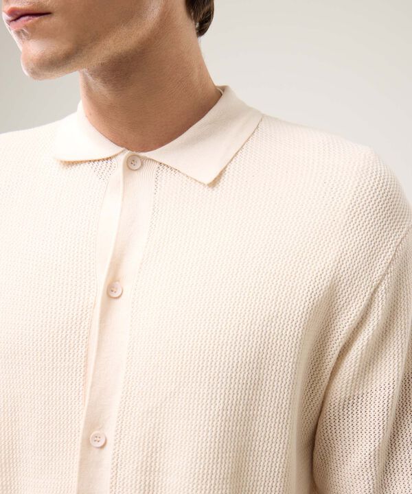 Polo Para Hombre Crema