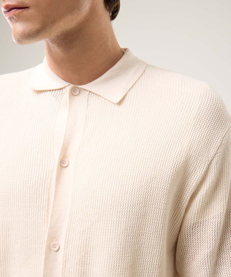 Polo Para Hombre Crema