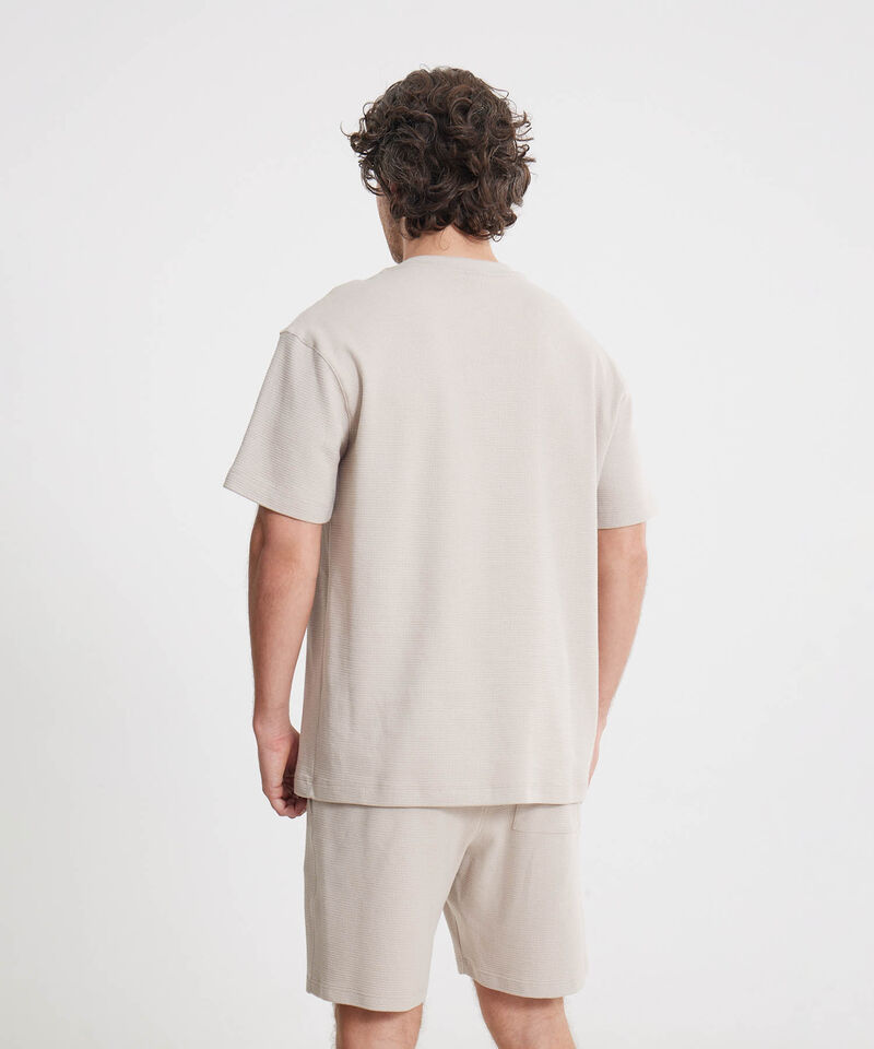 Camiseta Para Hombre Beige