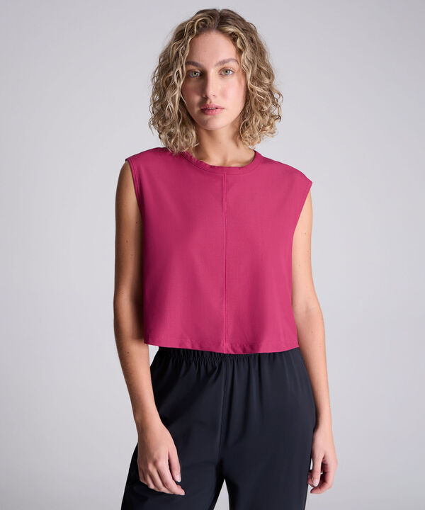 Camiseta Para Mujer Fucsia image number null