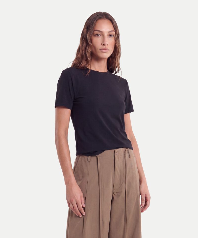 Camiseta Para Mujer Negro