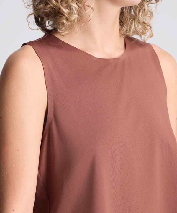 Camiseta Para Mujer Cafe image number null