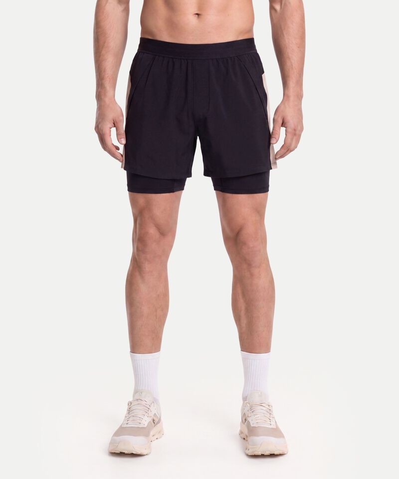 Bermuda Para Hombre Negro