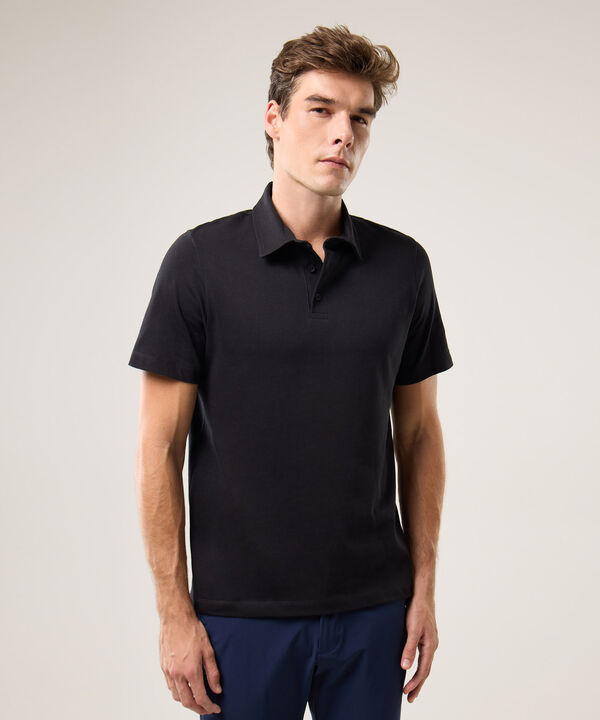 Polo Para Hombre Negro image number null