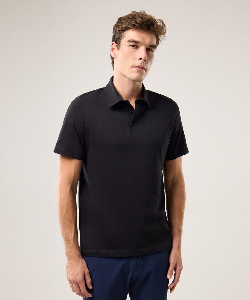 Polo Para Hombre Negro