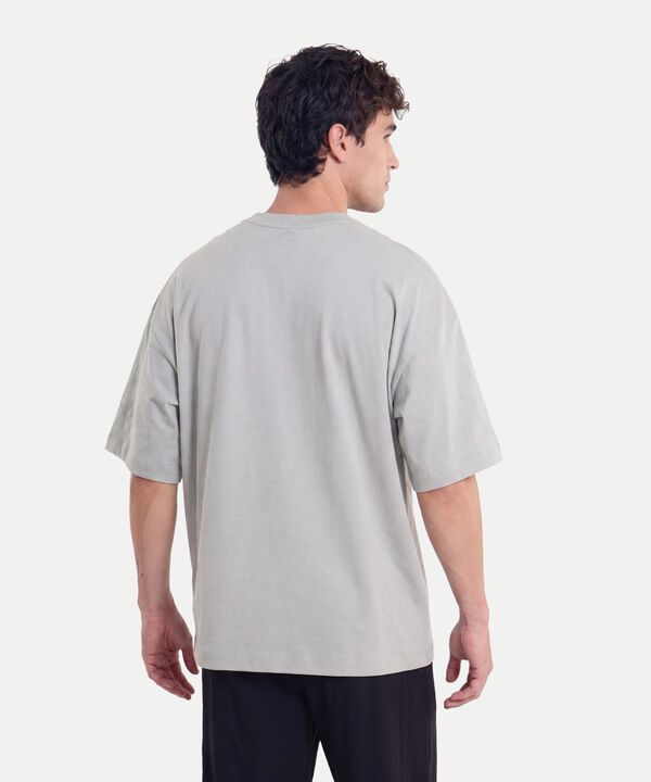 Camiseta Para Hombre GrisClaro