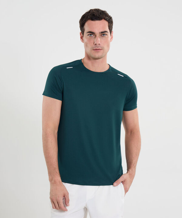 Camiseta Para Hombre VerdeOscuro image number null