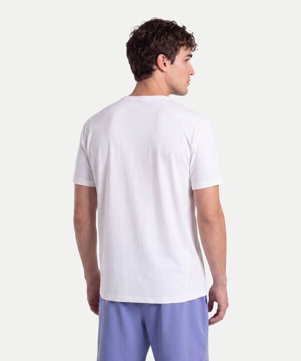 Camiseta Para Hombre Blanco