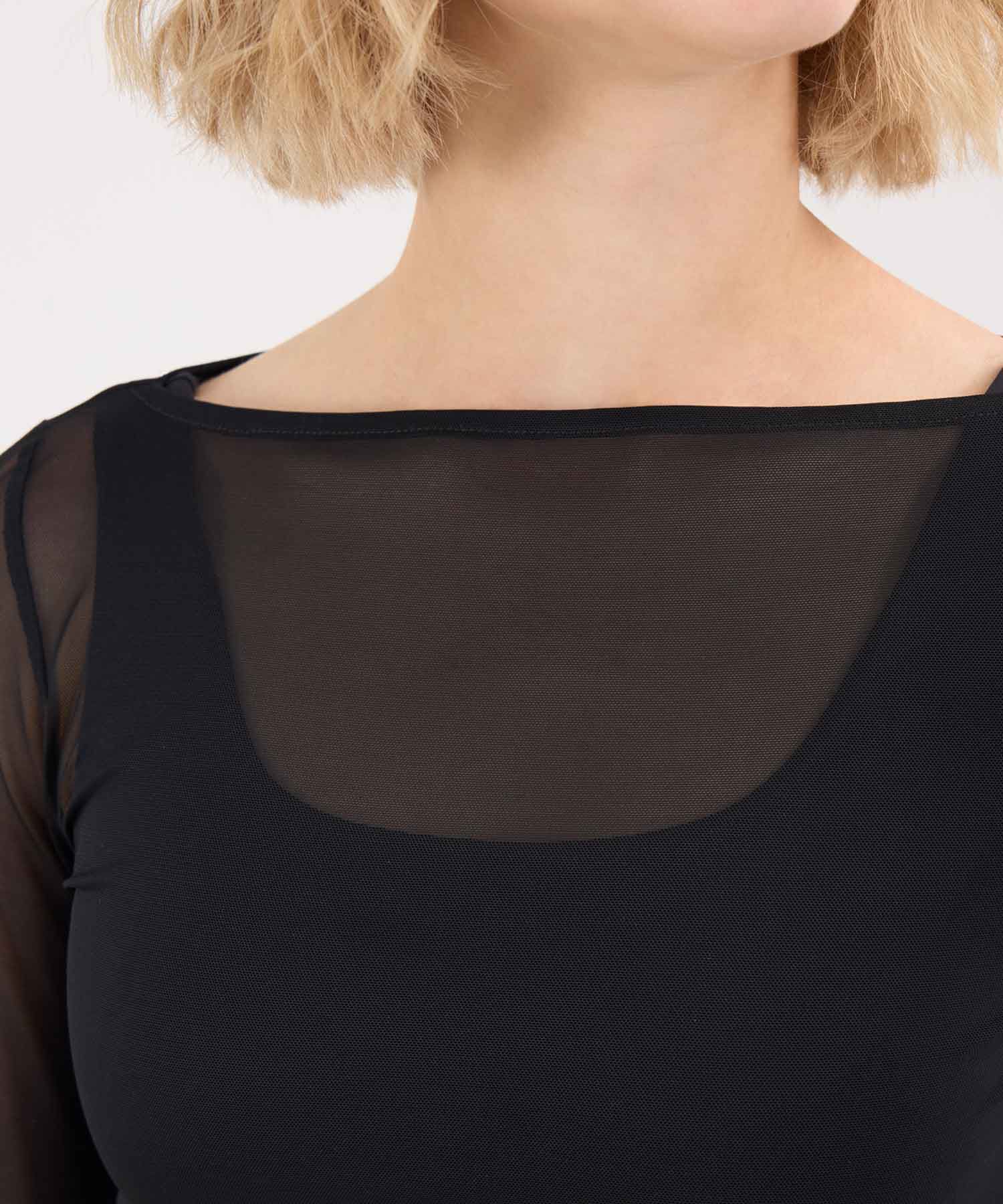 Camiseta Para Mujer Negro