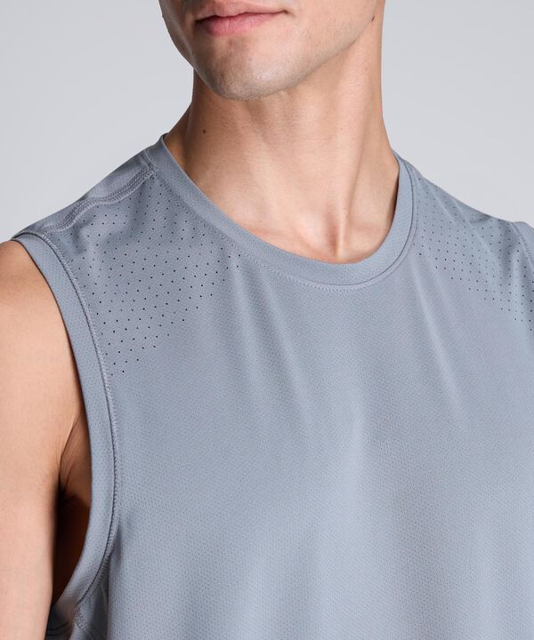 Camiseta Para Hombre GrisOscuro image number null