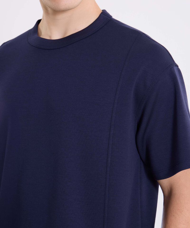 Camiseta Para Hombre AzulOscuro