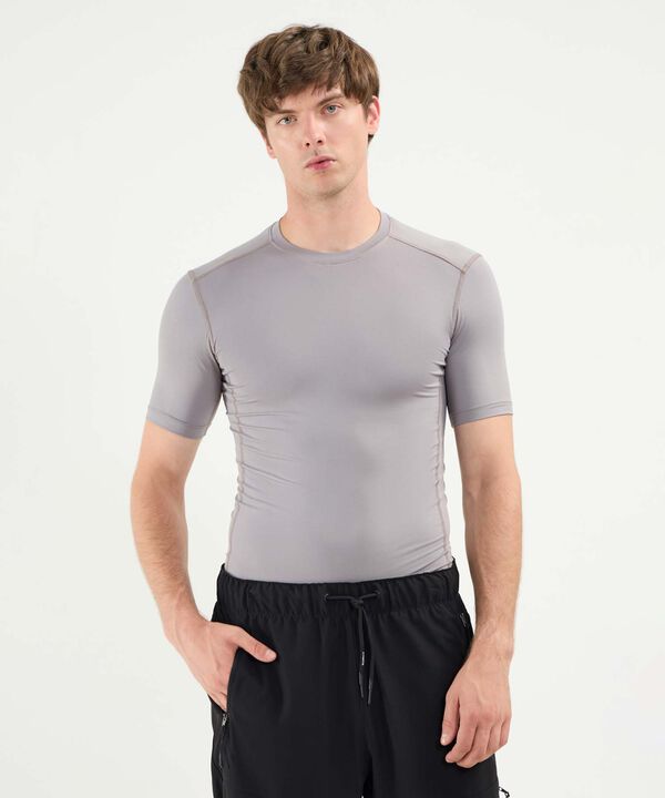 Camiseta Para Hombre Gris image number null