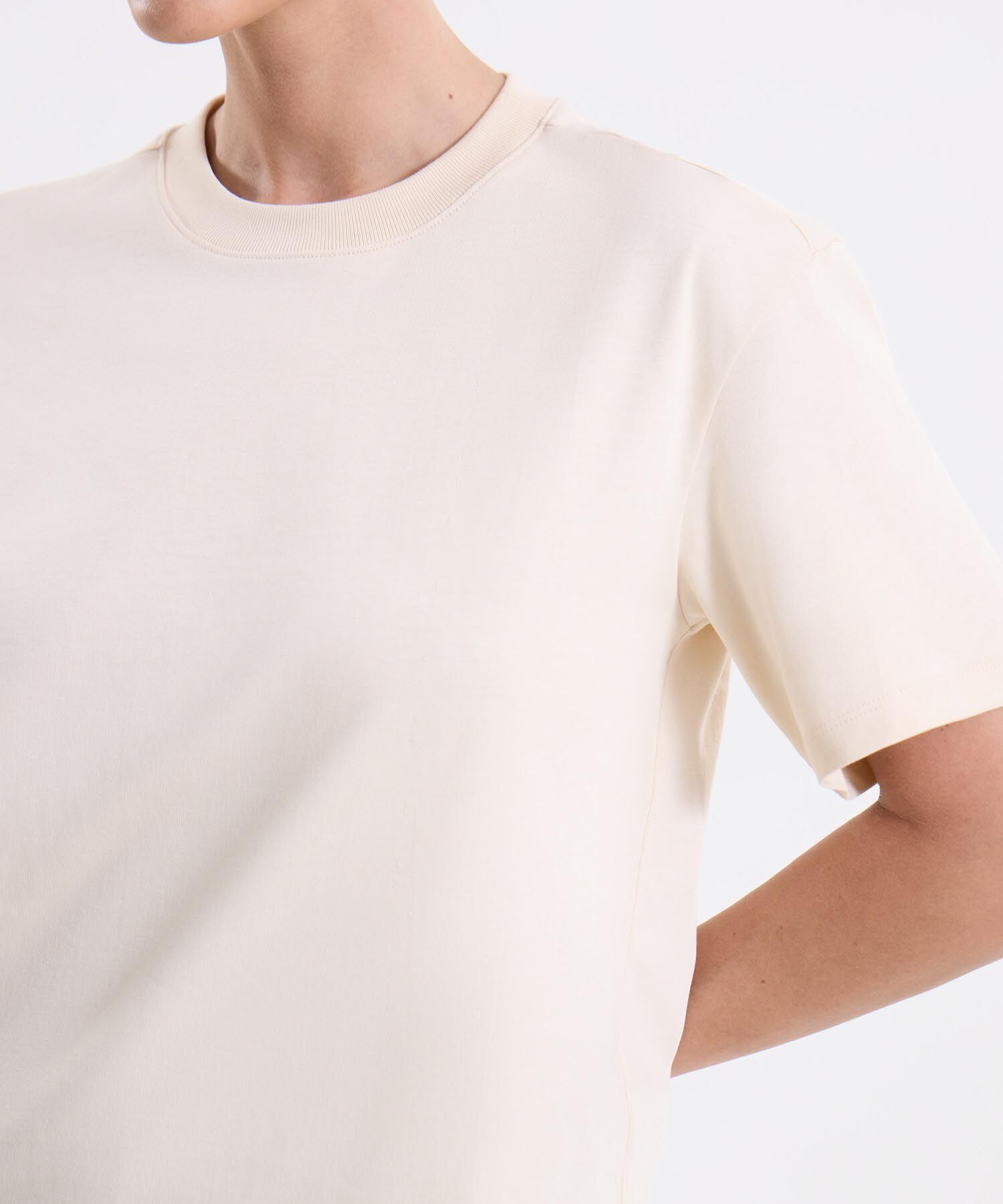 Camiseta Para Mujer Beige
