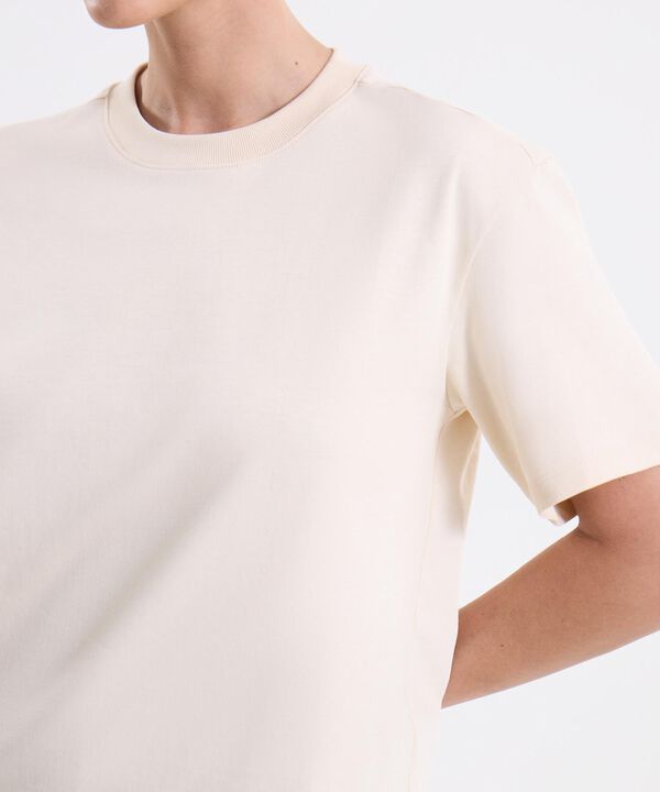 Camiseta Para Mujer Beige
