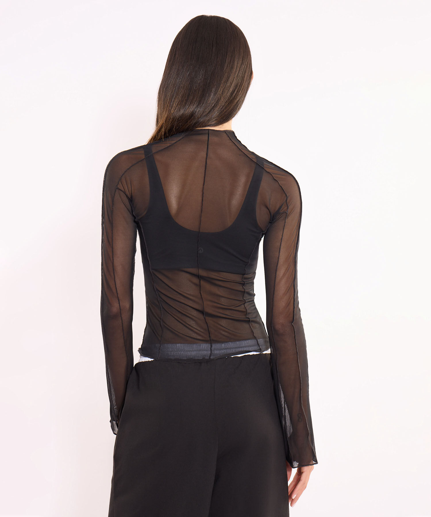 Camiseta Para Mujer Negro