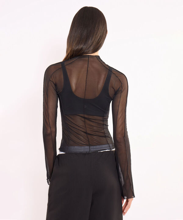 Camiseta Para Mujer Negro image number null