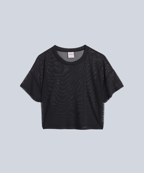 Camiseta Para Mujer Negro