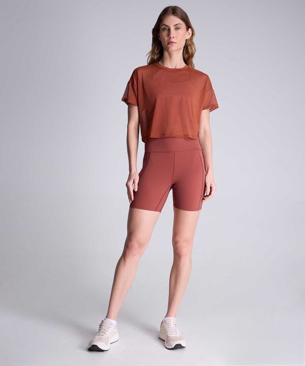 Short Para Mujer Terracota image number null