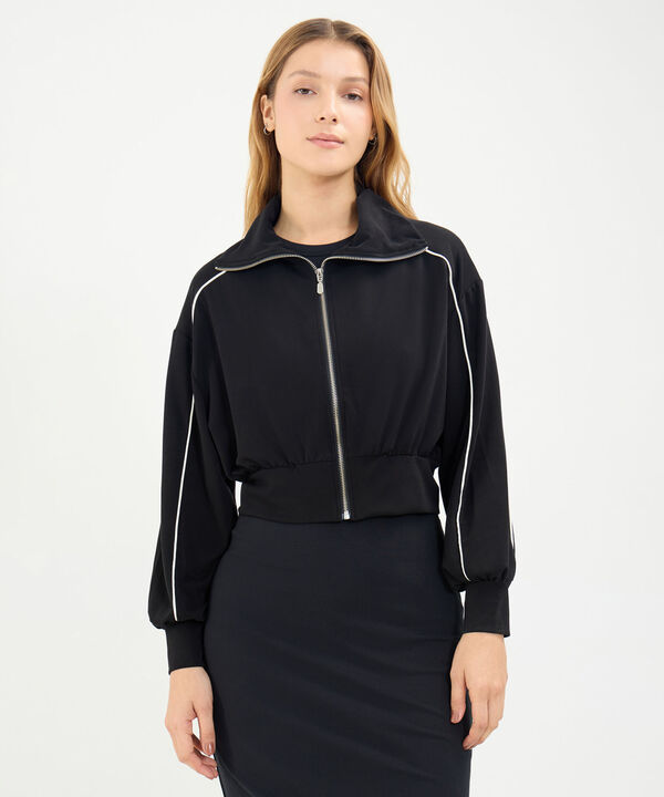 Buzo Para Mujer Negro image number null