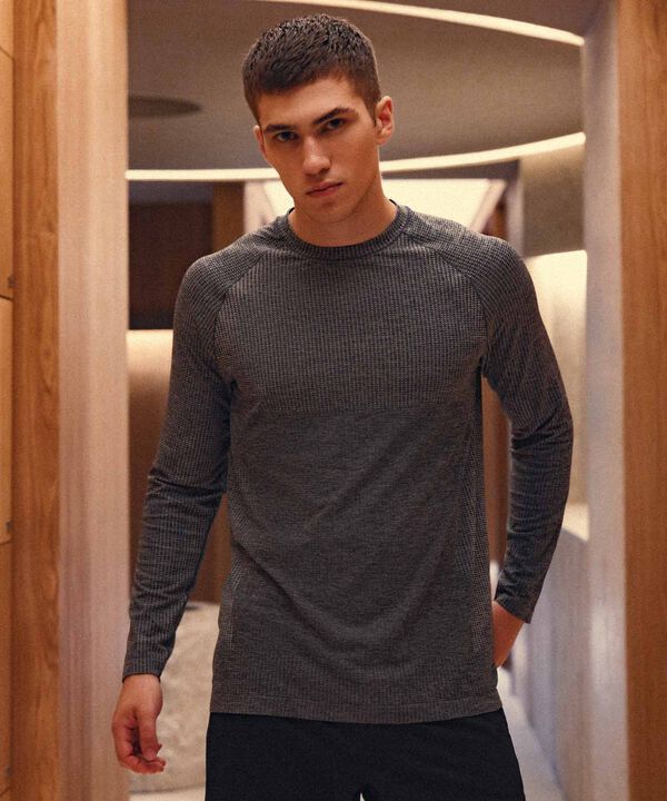 Camiseta Para Hombre Negro image number null