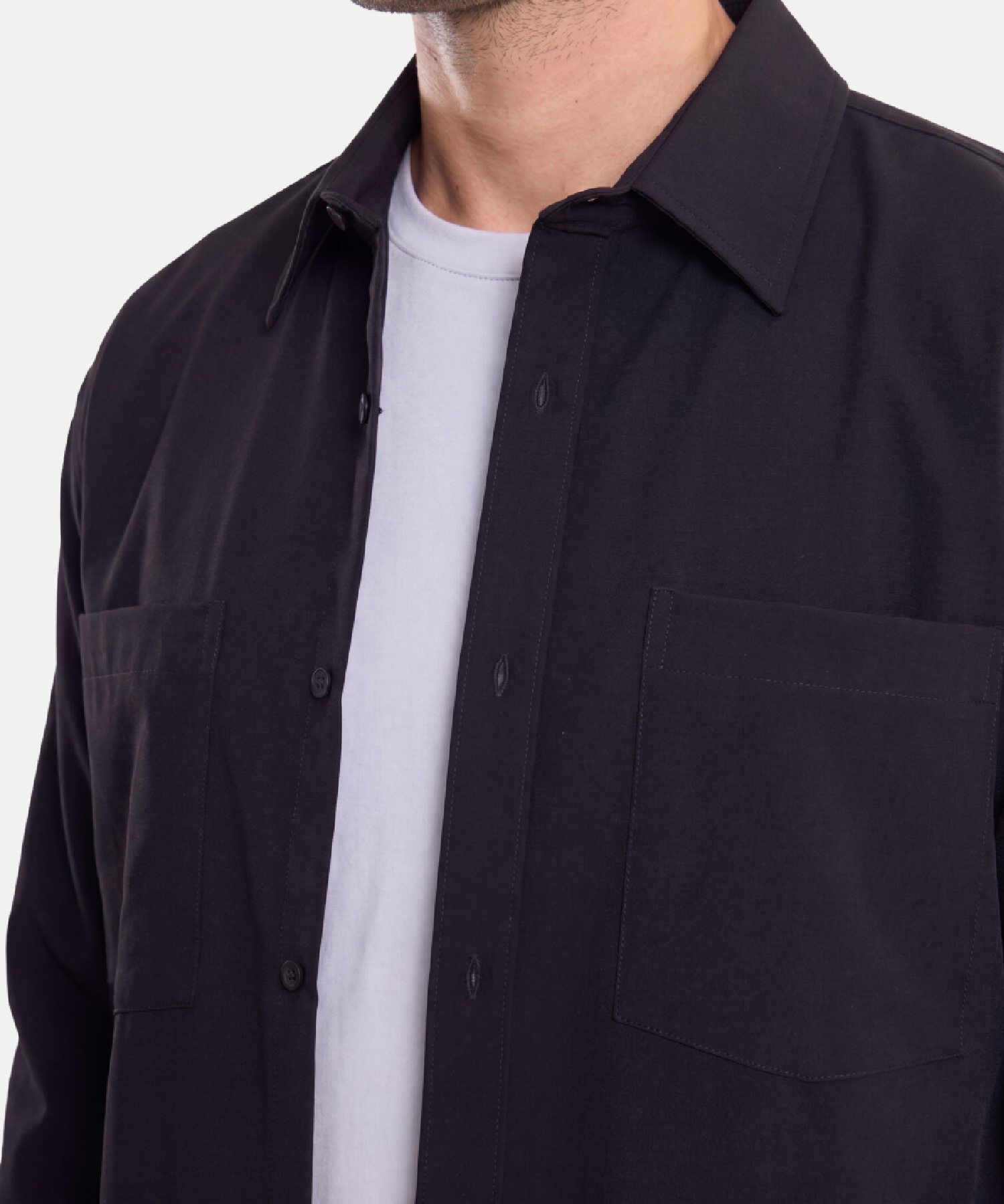 Camisa Para Hombre Negro
