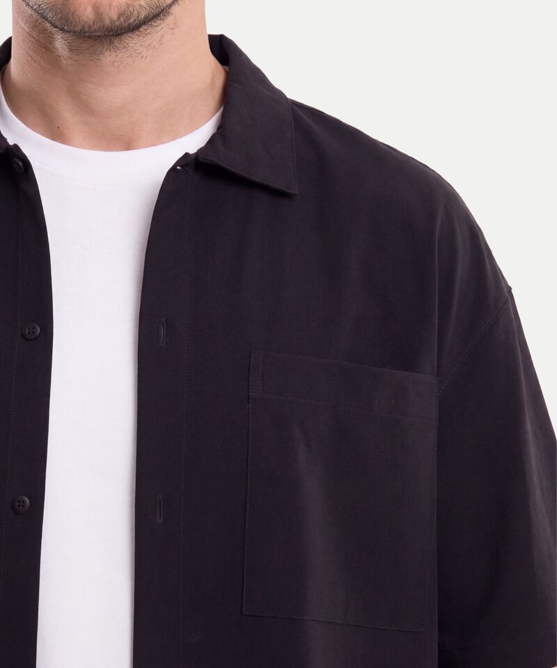 Camisa Para Hombre Negro