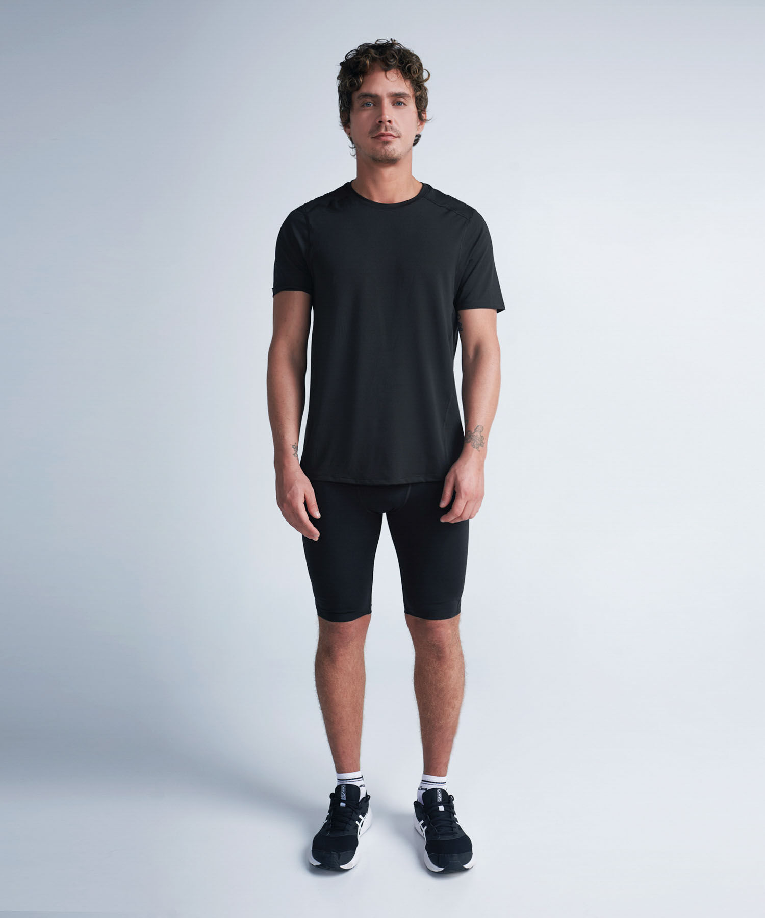 Camiseta Para Hombre Negro