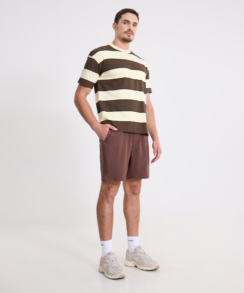 Camiseta Para Hombre Cafe