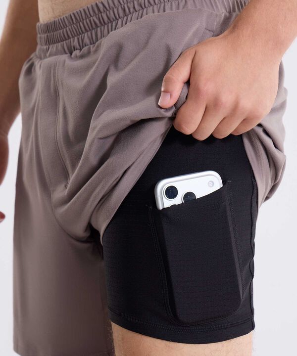 Bermuda Para Hombre Cafe