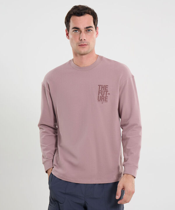 Camiseta Para Hombre Rosado image number null