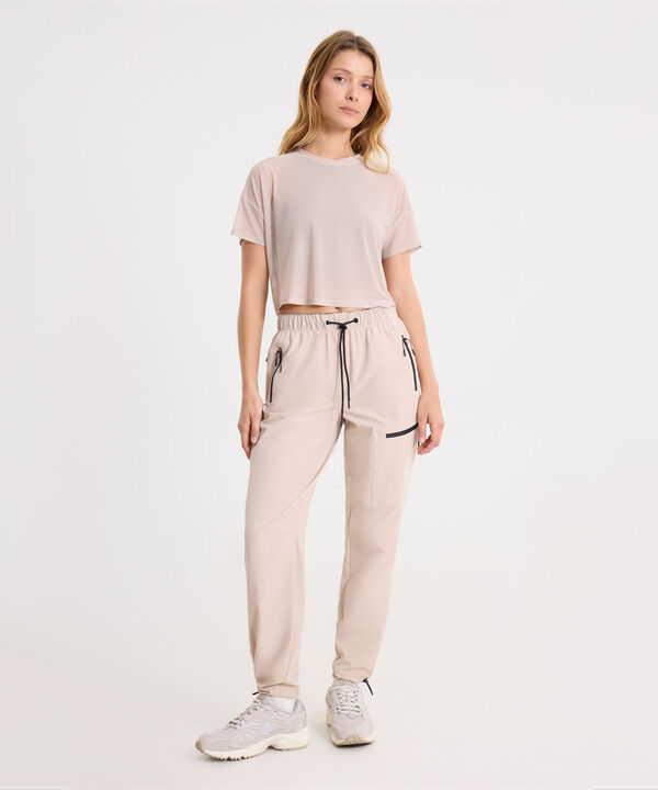 Camiseta Para Mujer Beige image number null