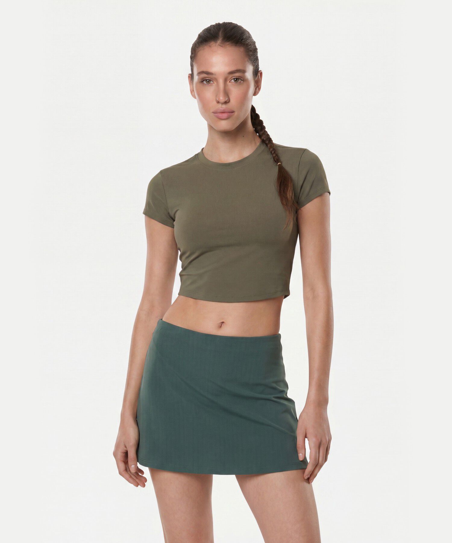 Camiseta Para Mujer VerdeOscuro