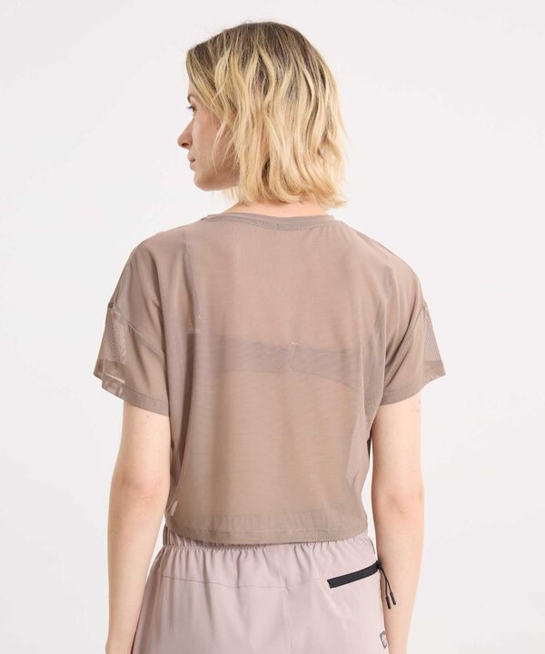 Camiseta Para Mujer Cafe
