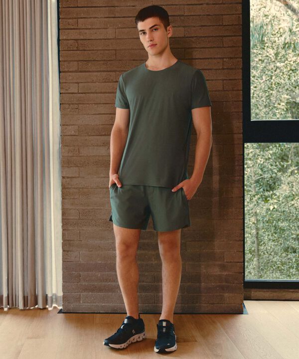 Camiseta Para Hombre Verde