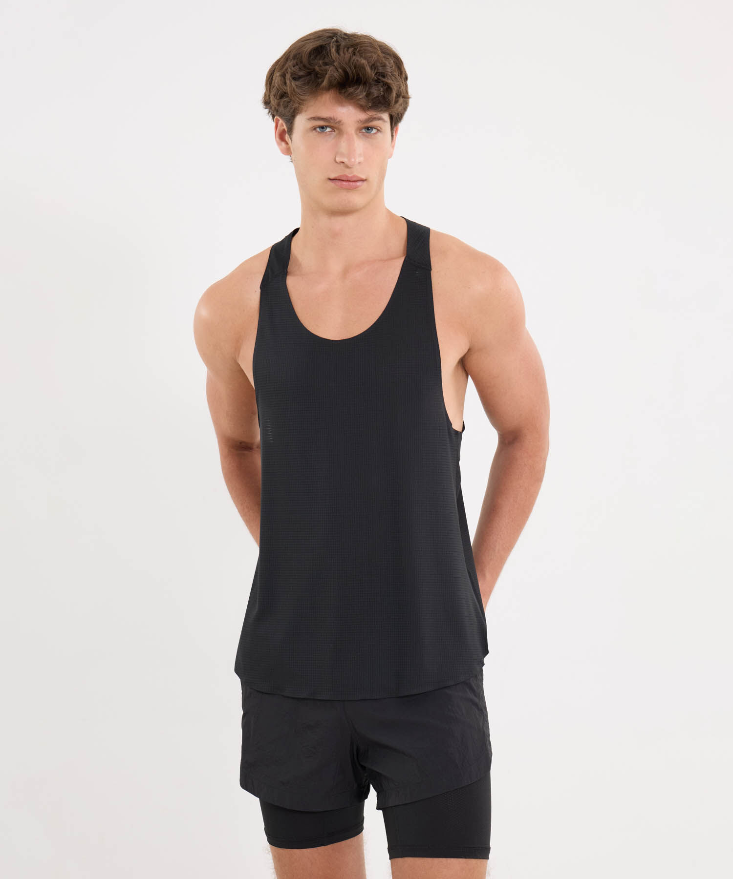 Camiseta Para Hombre Negro