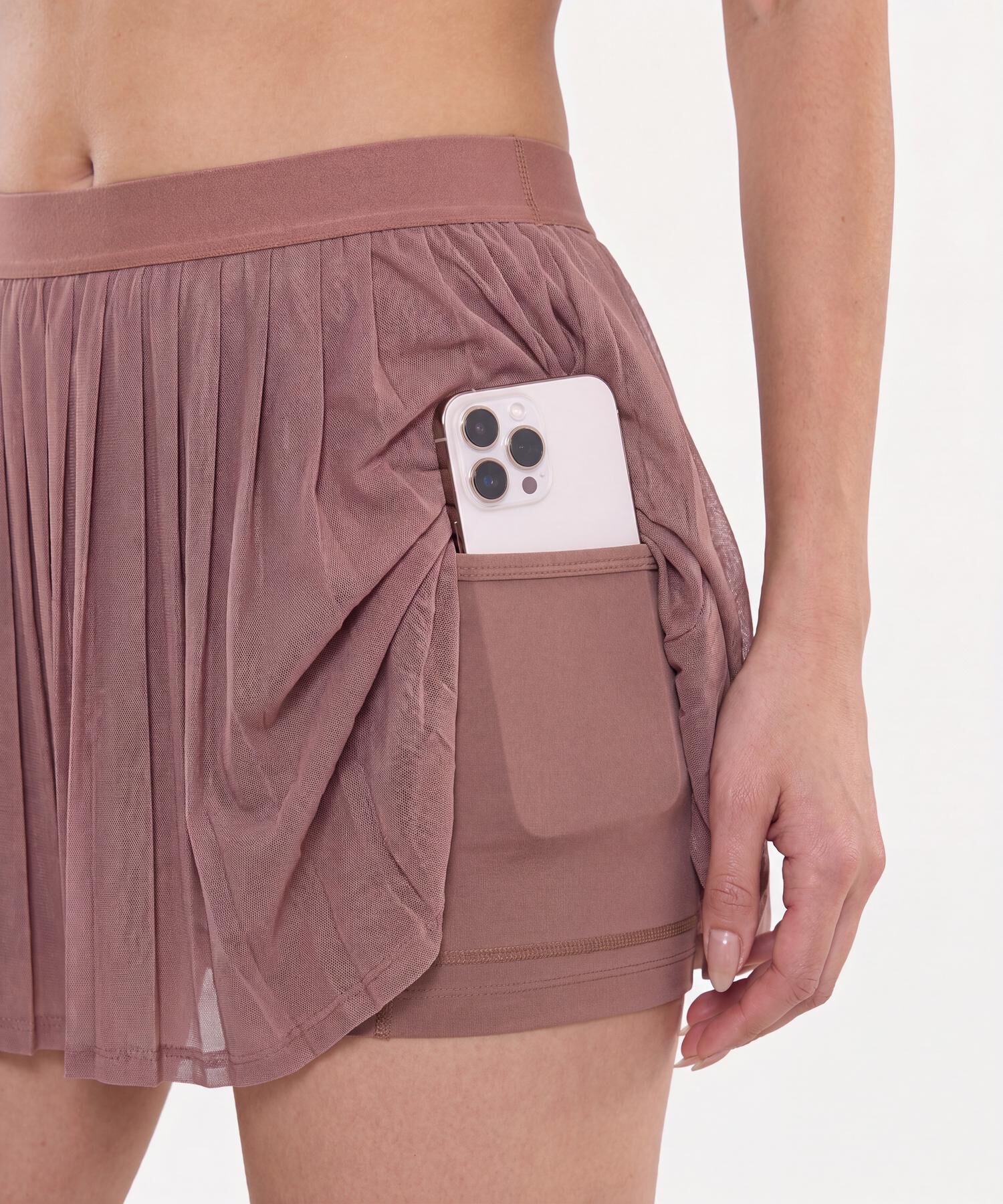 Falda Para Mujer Morado