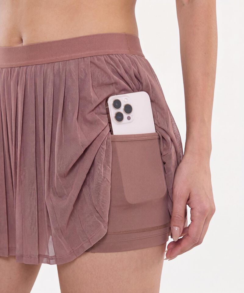 Falda Para Mujer Morado