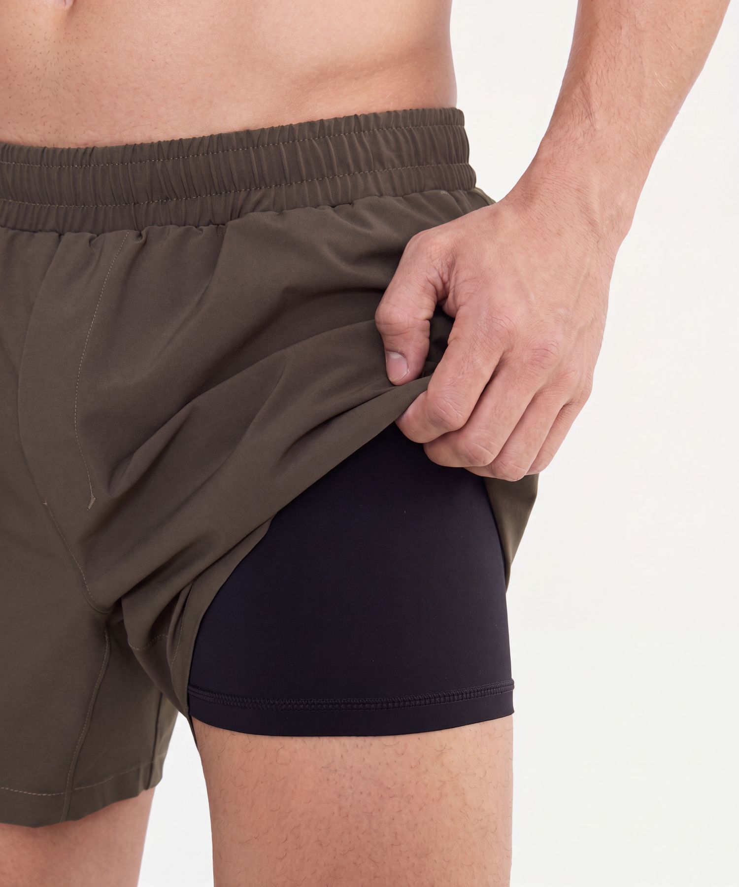 Bermuda Para Hombre VerdeOscuro