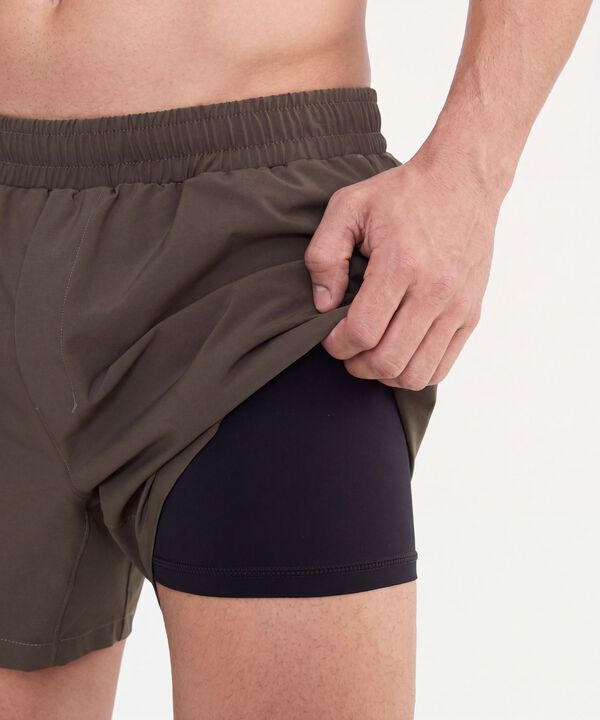 Bermuda Para Hombre VerdeOscuro