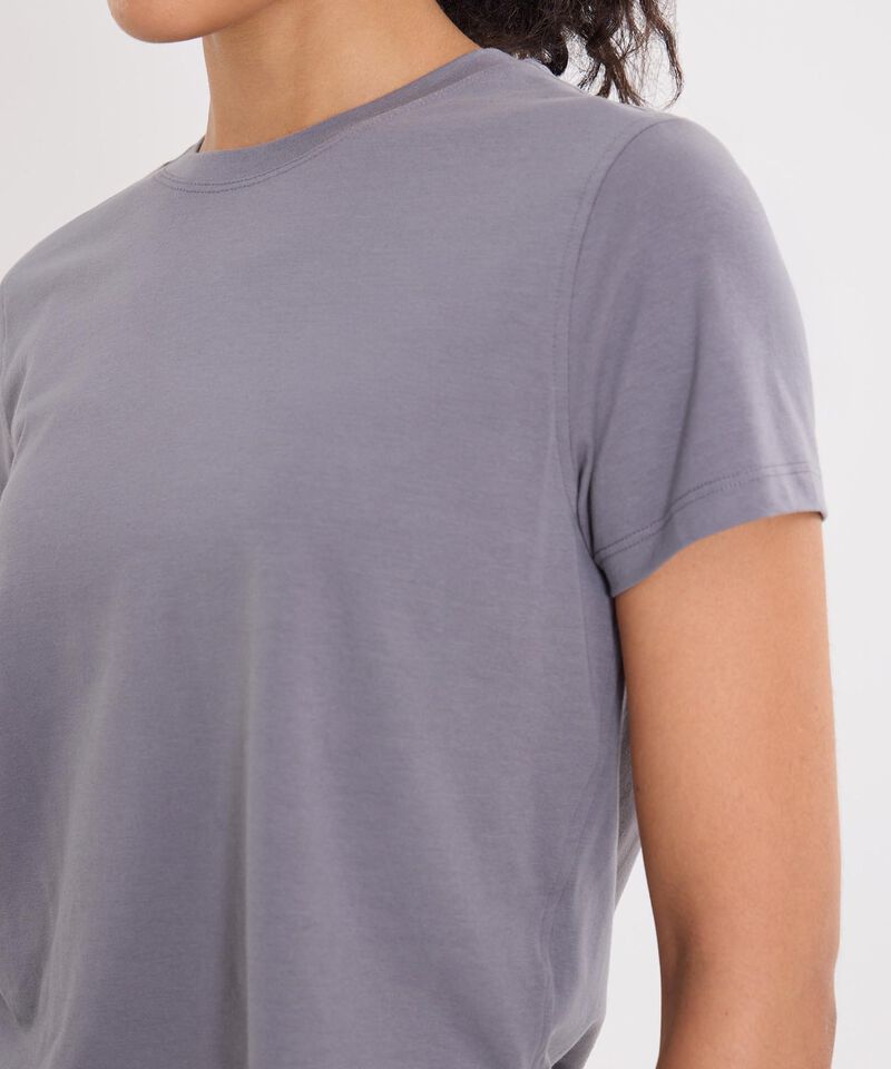 Camiseta Para Mujer Gris