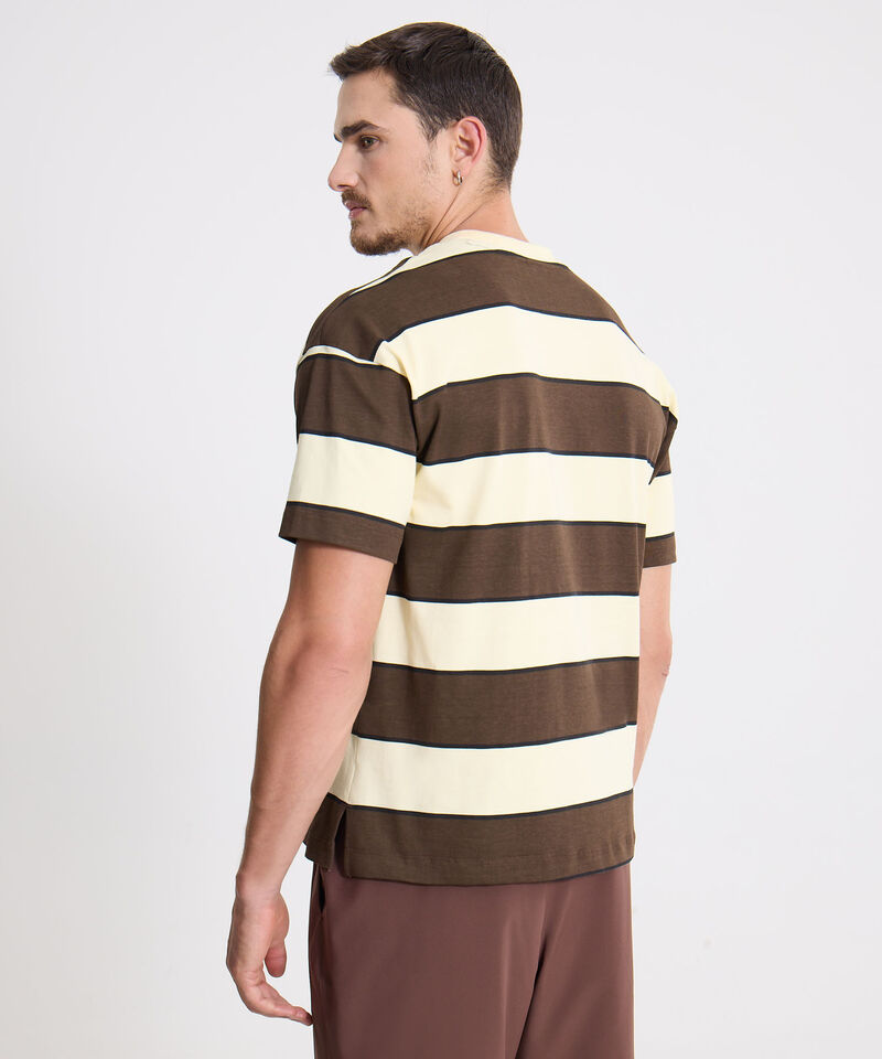 Camiseta Para Hombre Cafe