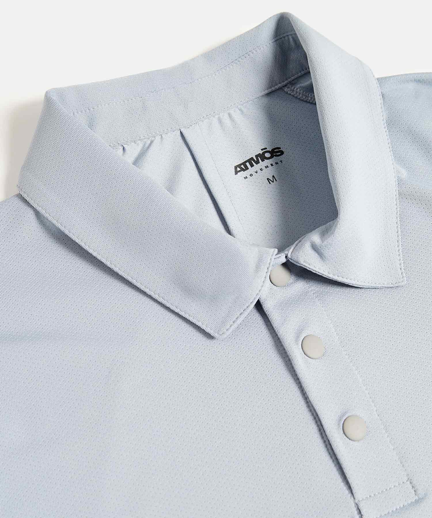 Polo Para Hombre GrisClaro