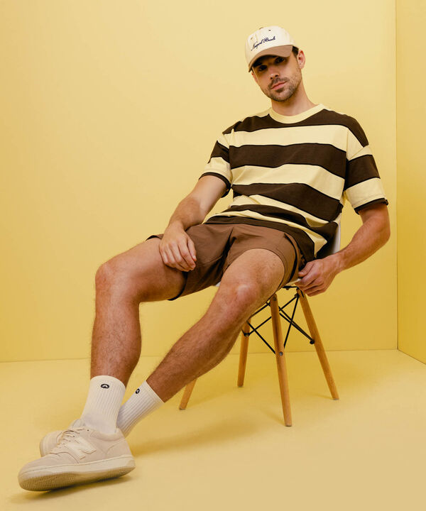 Camiseta Para Hombre Cafe image number null