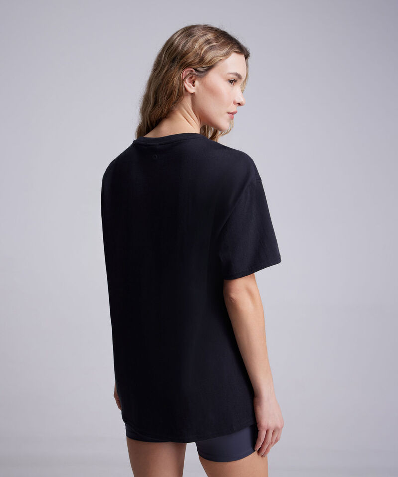 Camiseta Para Mujer Negro