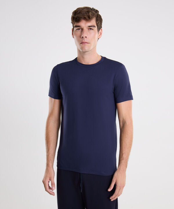 Camiseta Para Hombre AzulOscuro