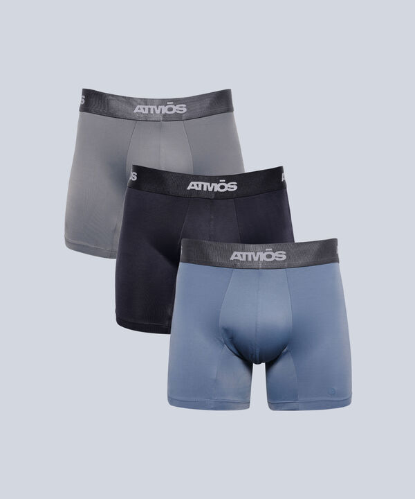 Boxer Para Hombre Gris image number null